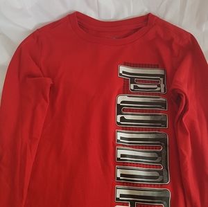Puma long sleeve Red shirt boys size 10-12